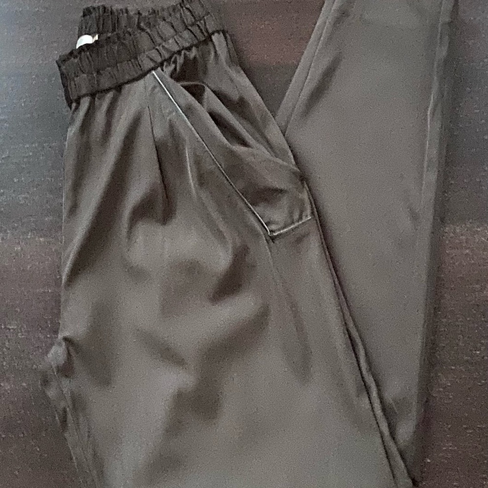 Elaine Kim Black Jogger Pants